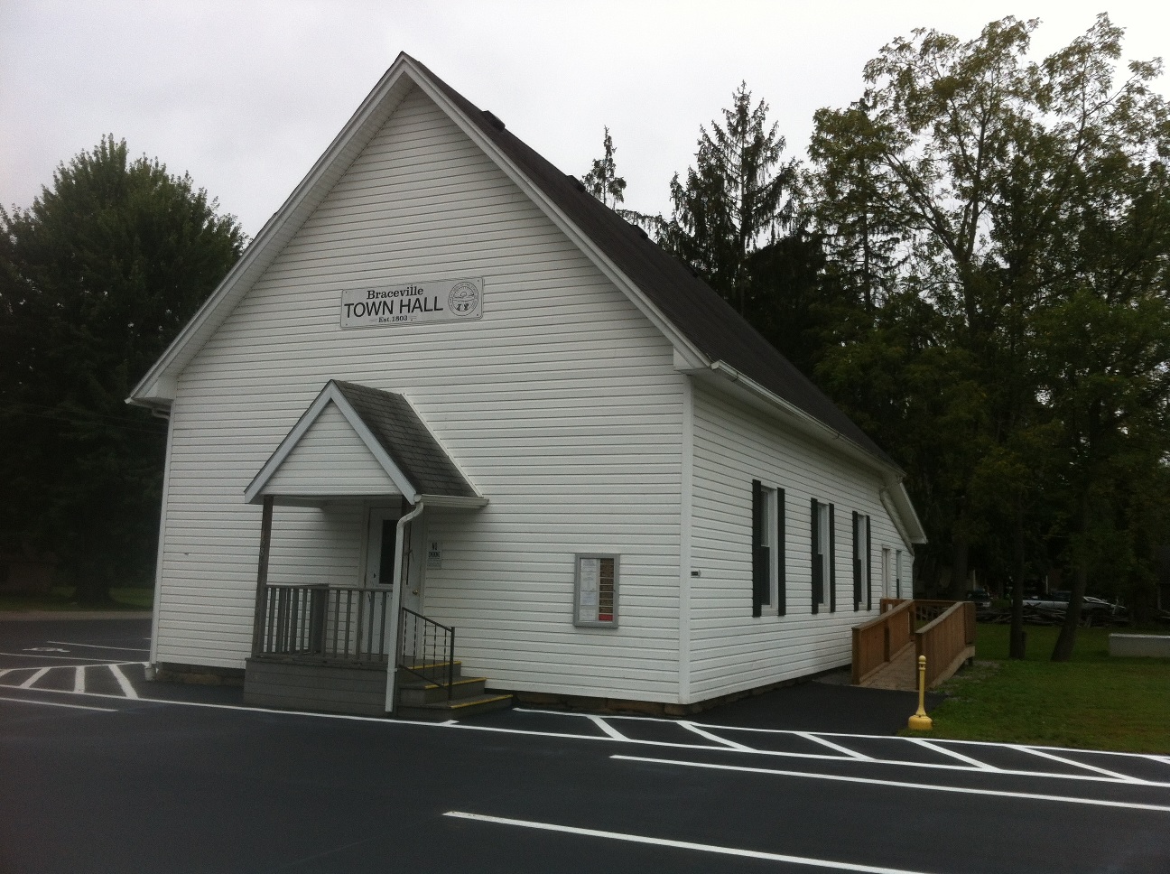 Braceville Townhall in Northeast Ohio