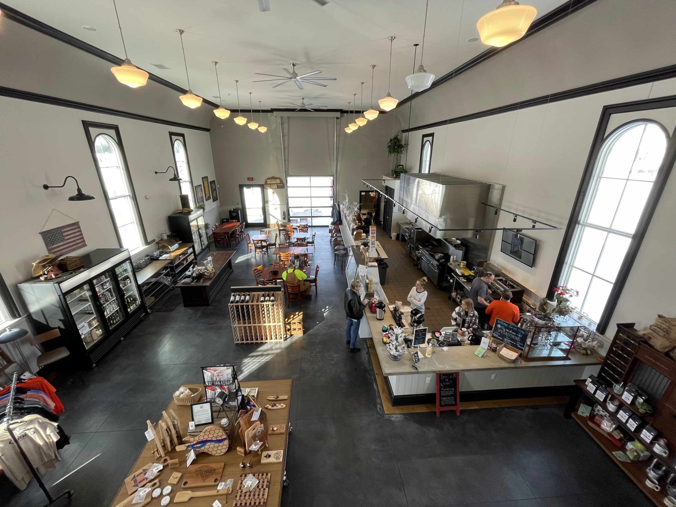 Interior of Good Intentions Cafe