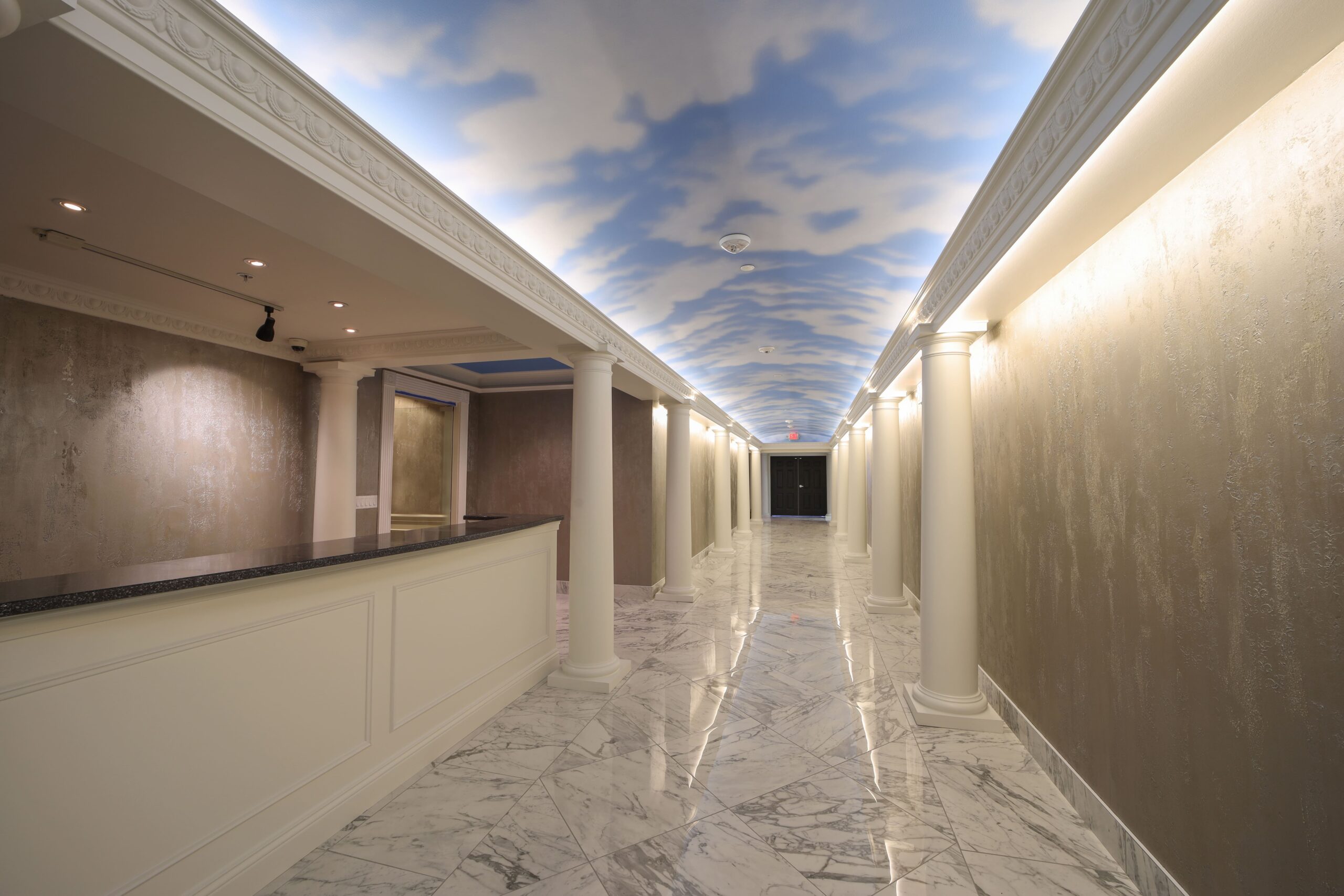 Hallway of the gran resort